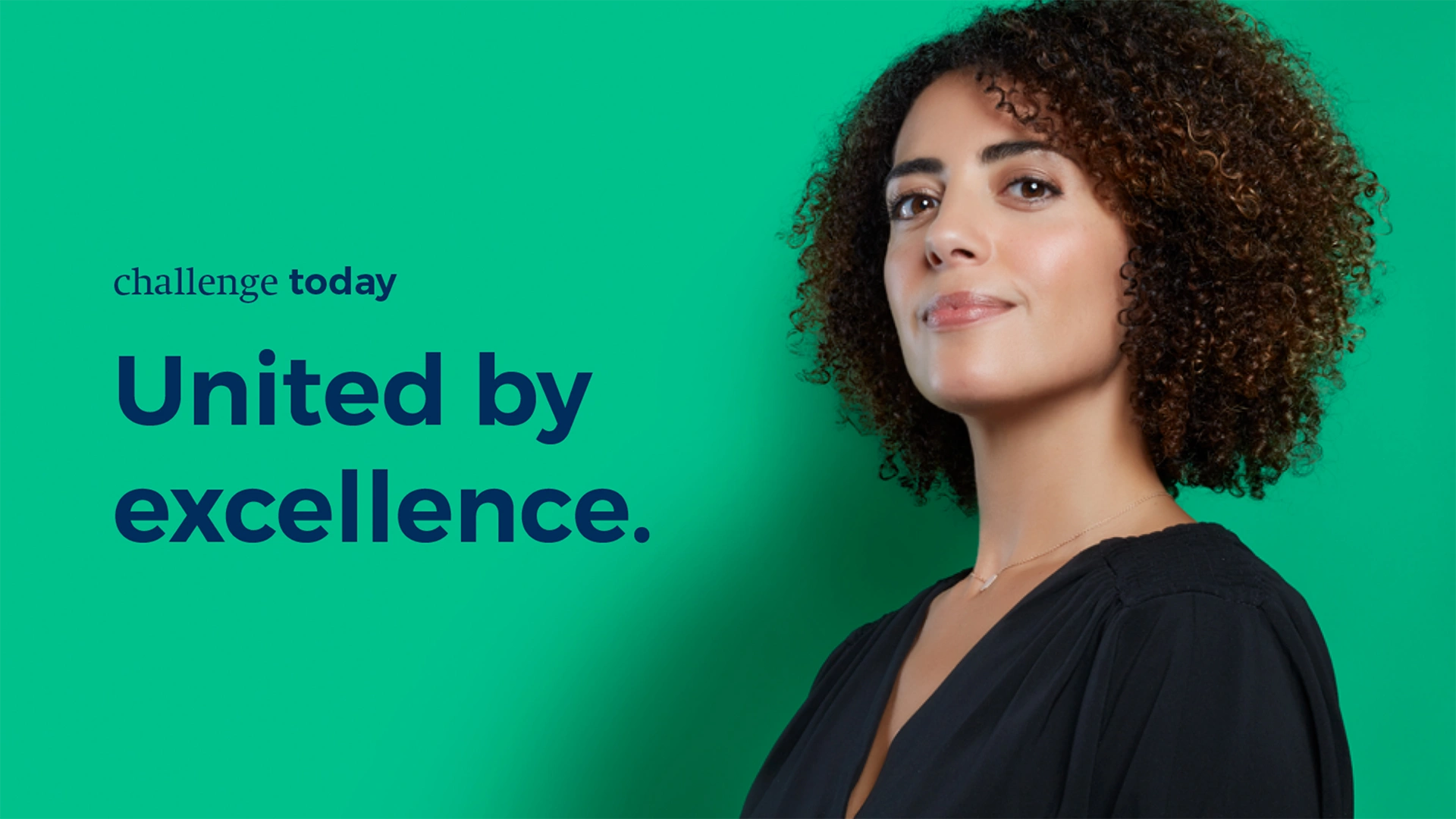 An image shows the green cover of a brochure by Freshfields Bruckhaus Deringer for the "challenge today" campaign"