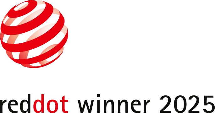 Red Dot Award in Weiß